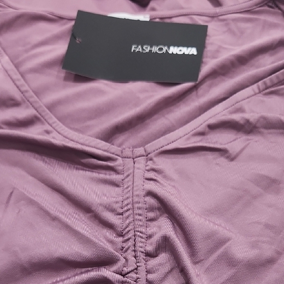 NEW! Ruched Bodycon Mini Dress - Picture 4 of 4